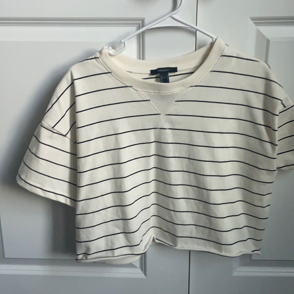 Stripped crop top